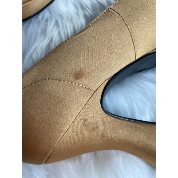 Rampage Buckle Sandal Beige chunky platform y2k heels 9 1/2 M - Picture 7 of 8